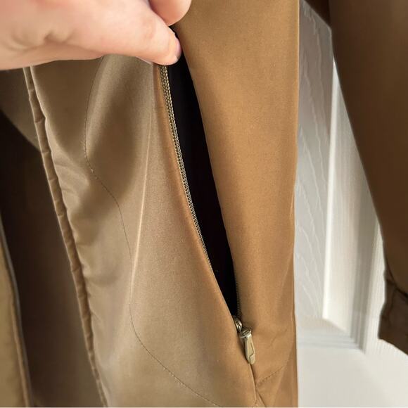 Rip Curl Brown Long Fleece Lined Surf Coat Soft-shell Waterproof - Picture 7 of 9